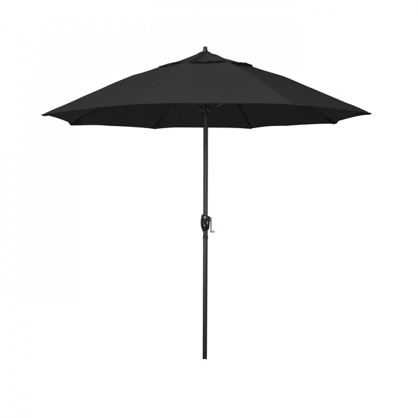 California Umbrella 9' Bronze Aluminum Market Patio Umbrella, Sunbrella Black 194061337011 - main